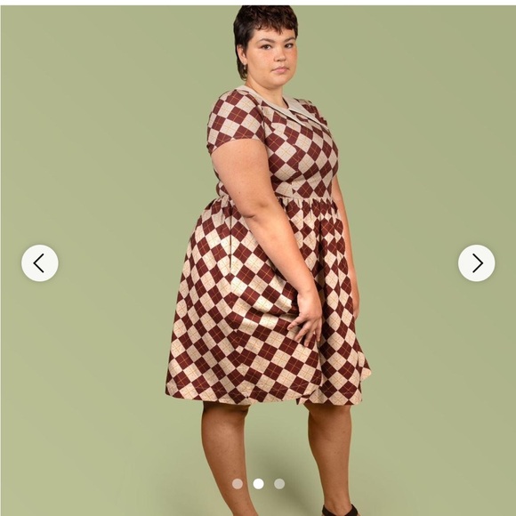 Tuesday of California Dagger Dress in Saltine.  2x.  NWT - Picture 1 of 5